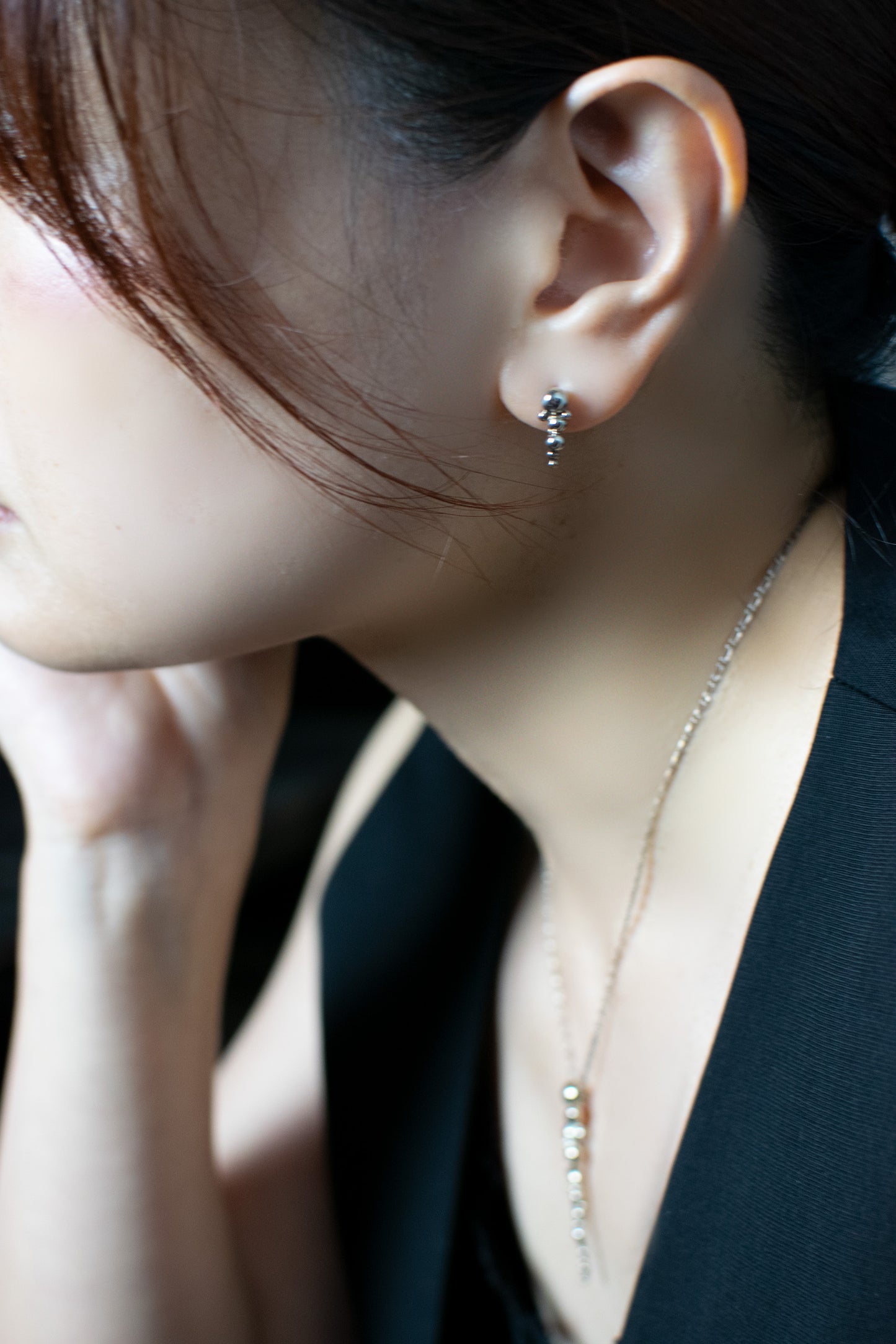 Silver×Platinumn ピアス「バブル」