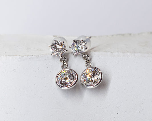 ラボグロウンダイヤモンド/ピアス/total 3.0ct