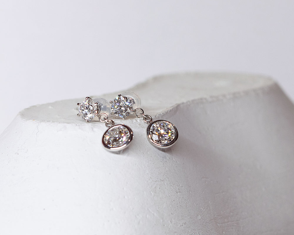ラボグロウンダイヤモンド/ピアス/total 3.0ct