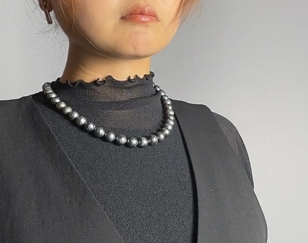 「タヒチパール」宝珠ネックレス