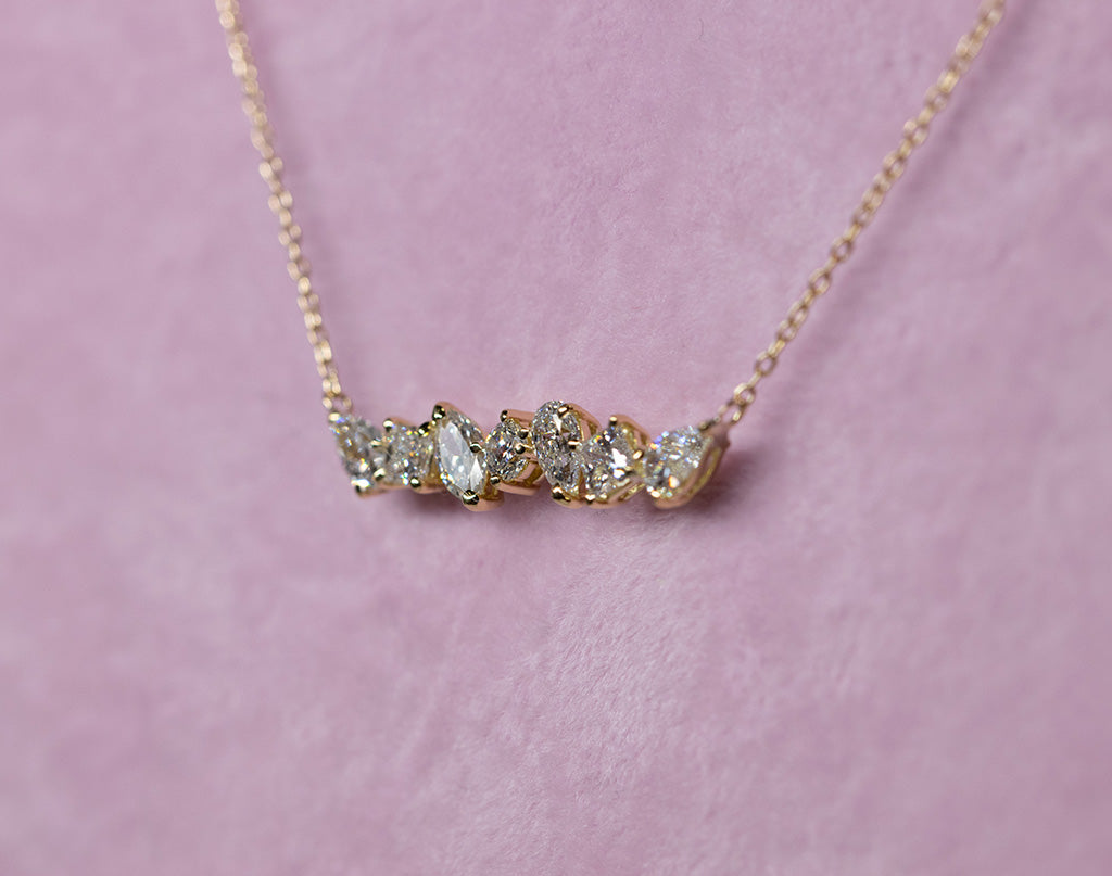 【オンライン限定】イエローゴールドダイヤモンドネックレス