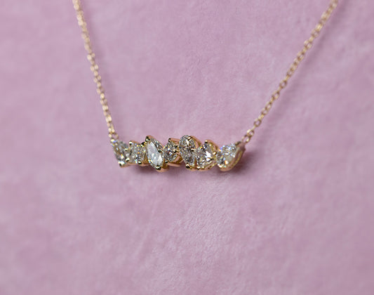 【オンライン限定】イエローゴールドダイヤモンドネックレス