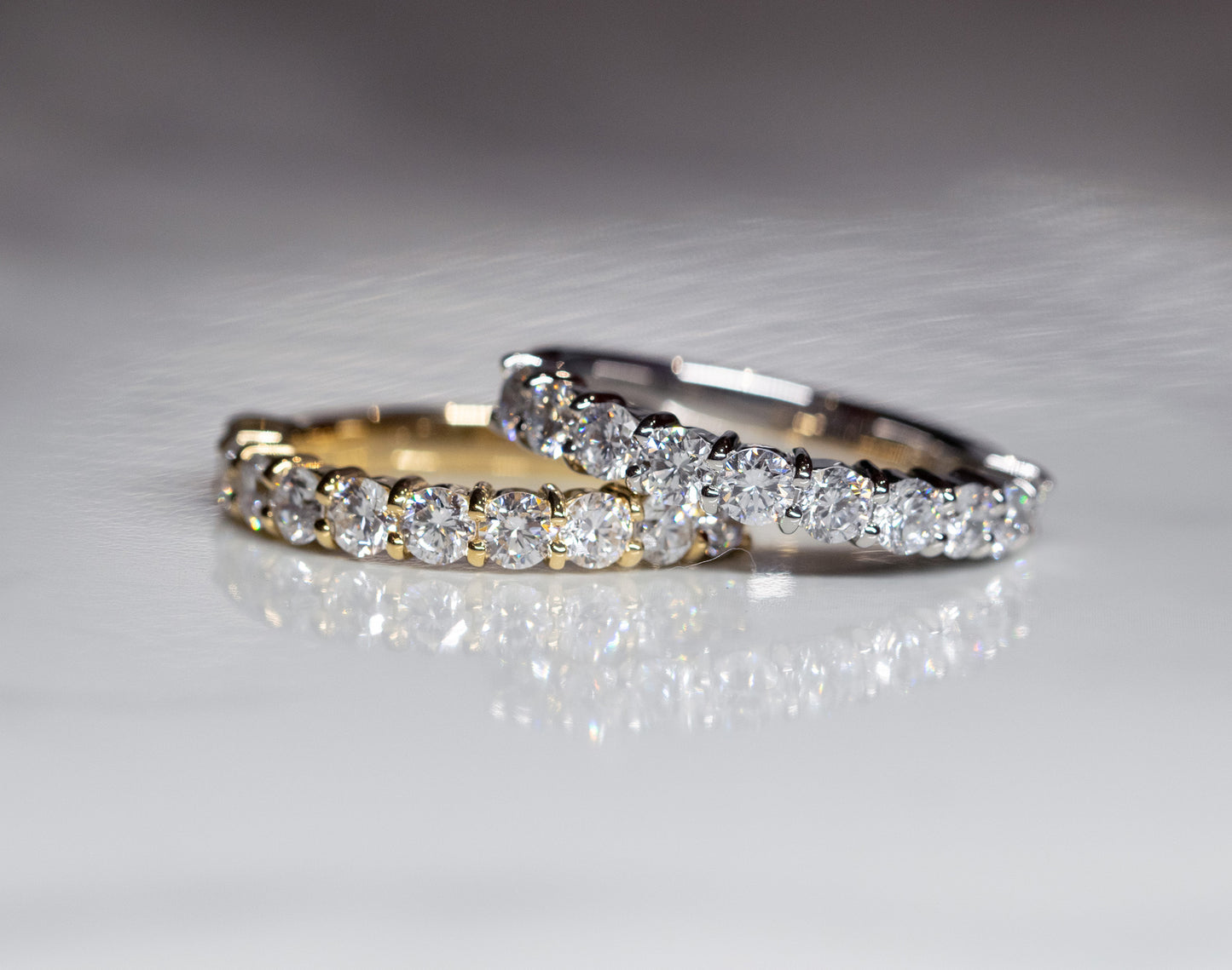 １ct ハーフエタニティリング